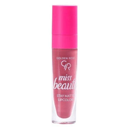 GOLDEN ROSE MISS BEAUTY Течно матово червило 03 ROSEWOOD, 1 бр.