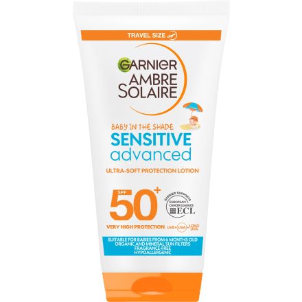 GARNIER AMBRE SOLAIRE KIDS BABY IN THE SHADE Слънцезащитен крем SPF 50, 50 мл