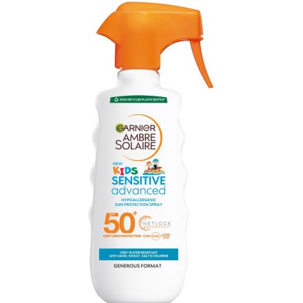 GARNIER AMBRE SOLAIRE KIDS SWIM GACHETTE Слънцезащитен спрей SPF 50, 300 мл