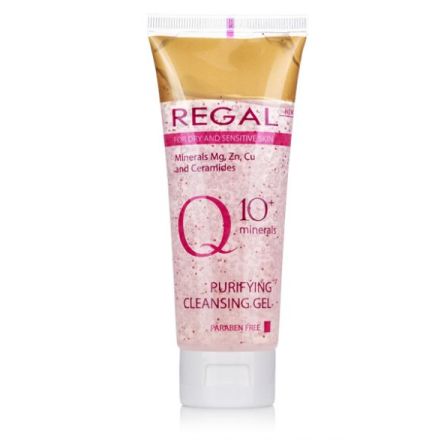 REGAL MINERALS MG, ZN, CU AND CERAMIDES Измиващ гел за лице FOR DRY & SENSITIVE SKIN, 100 мл.