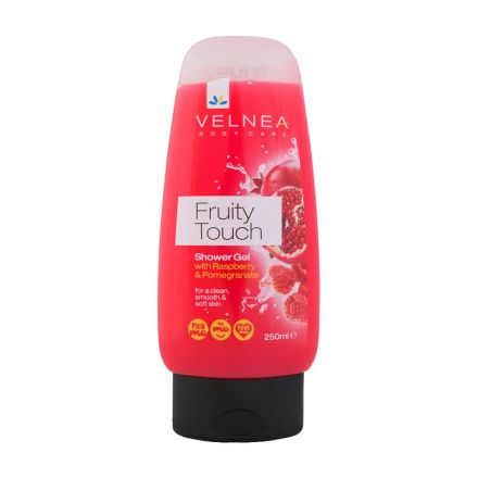 VELNEA FRUITY TOUCH RASPBERRY & POMEGRANATE Душ гел, 250мл
