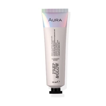 AURA PREP&GLOW Основа за грим с холограмен ефект, 30мл