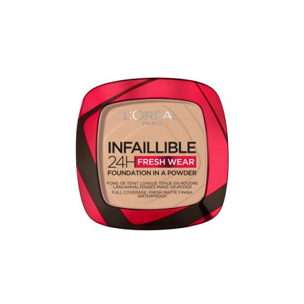 L'OREAL PARIS INFAILLIBLE 24H FRESH WEAR Пудра 130 True beige, 9 г
