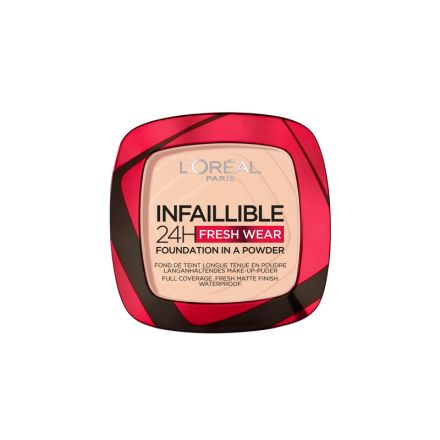 L'OREAL PARIS INFAILLIBLE 24H FRESH WEAR Пудра 180 Rose sand, 9 г