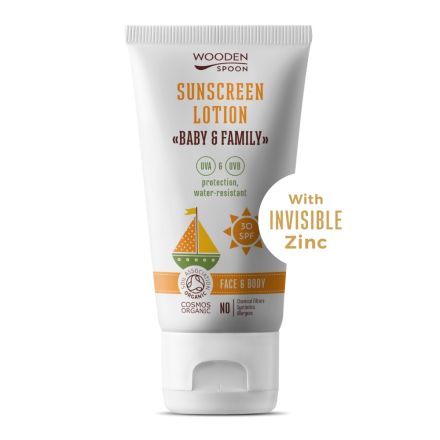 WOODEN SPOON Натурален слънцезащитен лосион SPF30, 150 мл