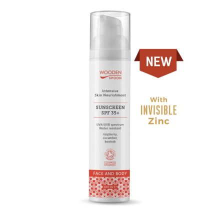 WOODEN SPOON Натурален слънцезащитен лосион SPF 35+ , 100 мл