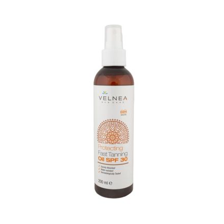 VELNEA SUN CARE Олио за интензивен тен SPF30+ 200 мл