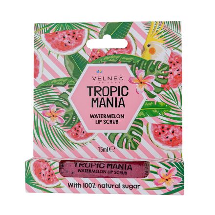 VELNEA Tropic mania Скраб за устни диня 15 мл
