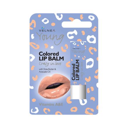 VELNEA YOUNG CRAZY IN LOVE Цветен балсам за устни, 4.5 гр