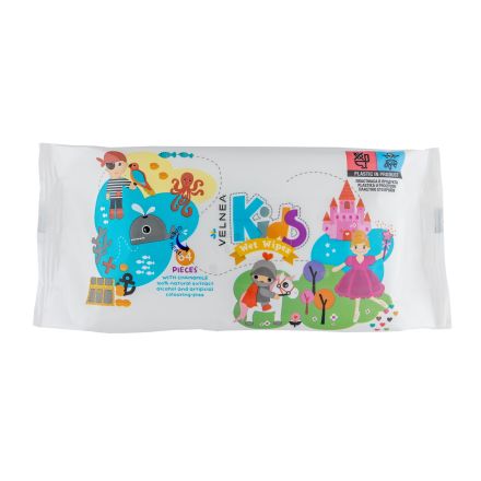 VELNEA KIDS Детски мокри кърпички 64 бр