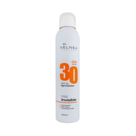 VELNEA SUN CARE Прозрачен слънцезащитен спрей SPF 30, 200 мл.