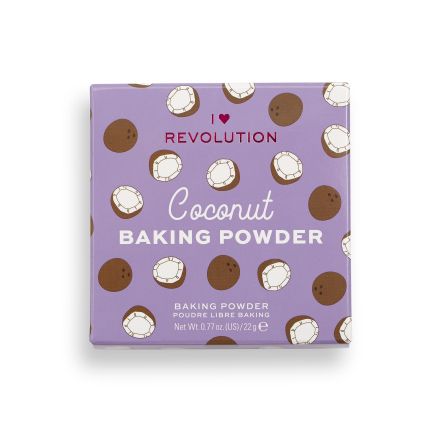 I HEART REVOLUTION LOOSE BAKING Пудра за лице Coconut, 22 г