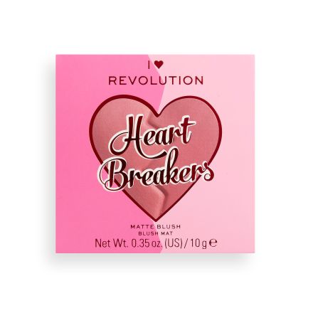 I HEART REVOLUTION HEARTBREAKERS Руж матиращ Independent, 10 г