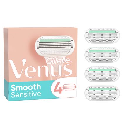 GILLETTE VENUS DELUXE SMOOTH SENSITIVE Ножчета 4бр. 