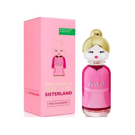 BENETTON SISTERLAND PINK RASPBERRY Дамска тоалетна вода, 80 мл.