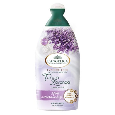 L'ANGELICA OFFICINALIS ЛАВАНДУЛА И ТАЛК Душ гел, 500мл.