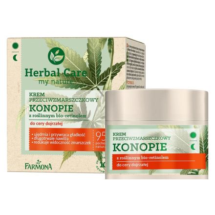HERBAL CARE FACE Крем с фито ретинол и канабис, 50 мл