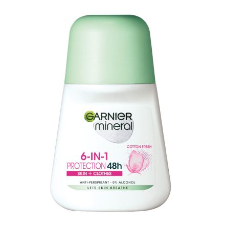 GARNIER DEO PROTECTION SKIN 6 COTTON FRESH Рол он, 50 мл.