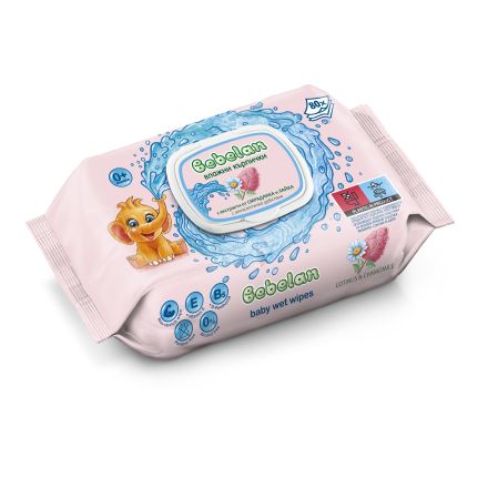 BEBELAN Бебешки мокри кърпички със Смрадлика и лайка, 80 бр
