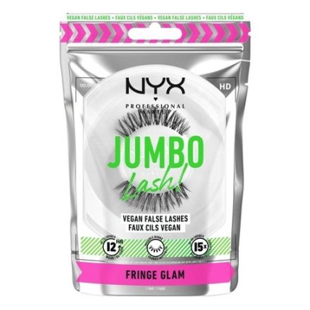 NYX PROFESSIONAL MAKE UP JUMBO LASH Изкуствени мигли Fringe glam, 1 чифт