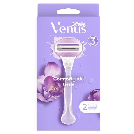 GILLETTE VENUS BREEZE Дамска система за бръснене,1 бр + 2 ножчета