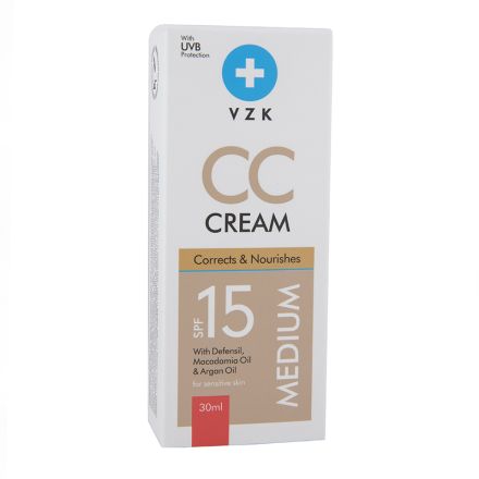 VZK CC Крем за лице медиум SPF 15, 30мл