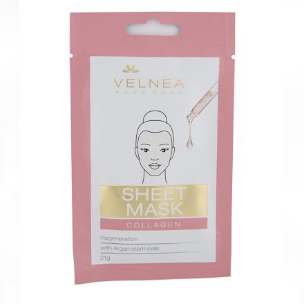 VELNEA SHEET MASK Маска за лице колаген, 21гр