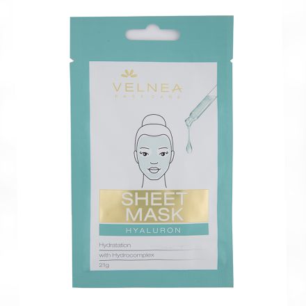 VELNEA SHEET MASK Маска за лице хиалурон, 21гр.