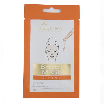 VELNEA SHEET MASK Маска за лице витамин C, 21гр.