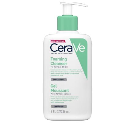 CERAVE Почистваща пяна за нормална и мазна кожа, 236мл.