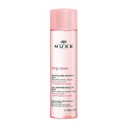 NUXE VERY ROSE 3-в-1 Успокояваща мицеларна вода, 200мл.