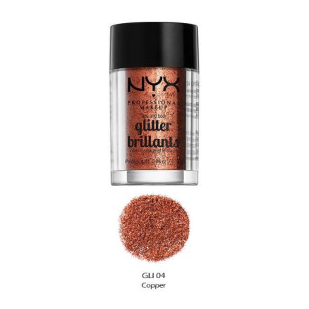 NYX PROFESSIONAL MAKE UP Глитер за лице GLI04 Copper