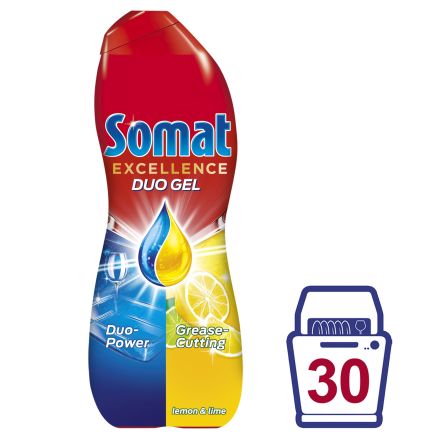 SOMAT GOLD GREASE CUTTING WITH LEMON & LIME Гел за съдомиялна, 540 мл. SOMAT GOLD GREASE CUTTING WITH LEMON & LIME Гел за съдомиялна, 540 мл.