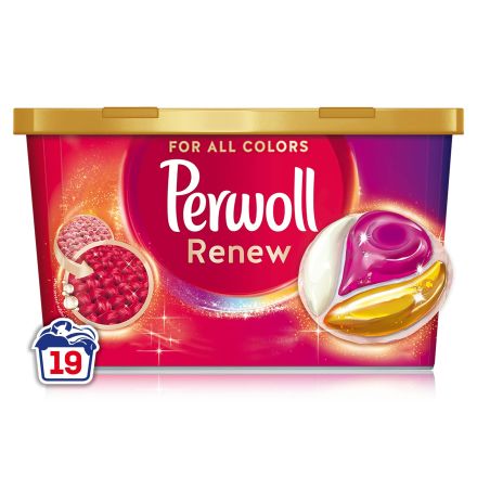 PERWOLL RENEW Color,капсули за пране,19 бр.