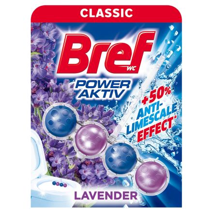 BREF WC POWER AKTIV LAVENDER Ароматизатор за тоалетна, 50 гр.