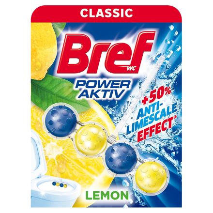 BREF WC POWER AKTIV LEMON Ароматизатор за тоалетна, 50 гр.
