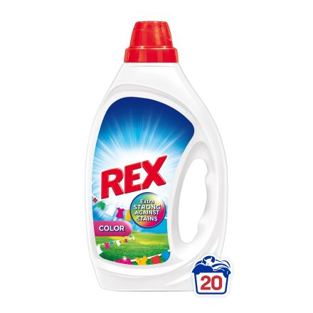 REX MAX POWER COLOR Течен перилен препарат, 20 пранета, 1 л.