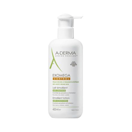 A-DERMA EXOMEGA CONTROL Емолиентно мляко за тяло, 400 мл.