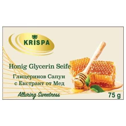 KRISPA Сапун с екстракт от мед и глицерин ,75г.
