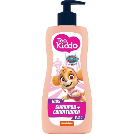TEO KIDDO PAW PATROL Детски шампоан и балсам 2в1 Скай, 400 мл