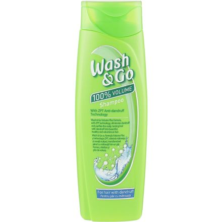 WASH&GO Шампоан за коса против пърхот, 400 мл.