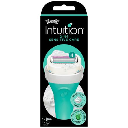 WILKINSON SWORD INTUITION SENSITIVE CARE Дамска система за бръснене, 1 бр. с 1 ножче