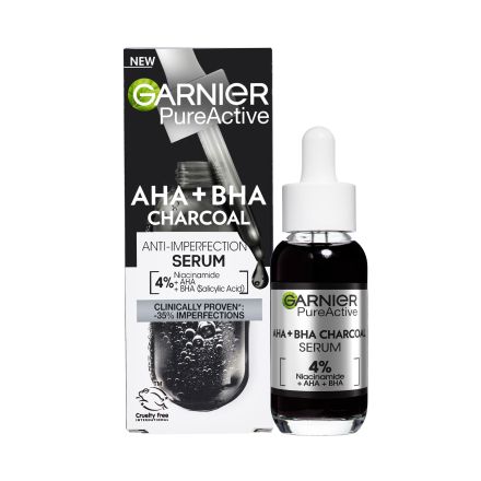 PURE ACTIVE CHARCOAL Серум против несъвършенства, 30мл.