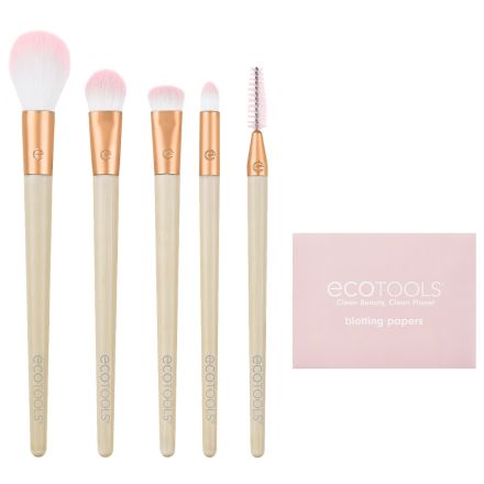 ECOTOOLS STARRY GLOW Комплект четки за грим, 6 части