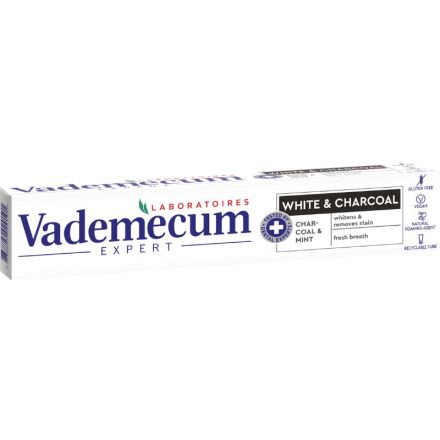 VADEMECUM PRO CHARCOAL Паста за зъби, 75 мл.