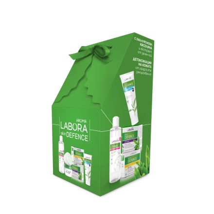 LABORA SKIN DEFENCE Комплект Дневен крем, 50 мл + Нощен крем, 50 мл + Мицеларна вода, 250 мл + Маска за лице, 75 мл