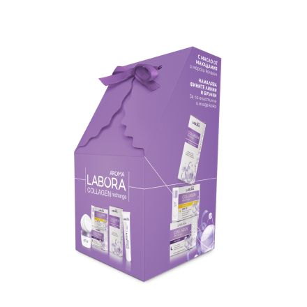 LABORA COLLAGEN RECHARGE Комплект Дневен крем 50 мл + Нощен крем 50 мл + Околоочен крем 150 мл