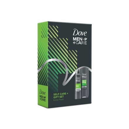 DOVE EXTRA FRESH Комплект  Део спрей, 150 мл + Душ гел, 250 мл