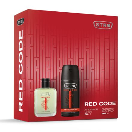 STR8 RED CODE Комплект Лосион за след бръснене, 50 мл + Део спрей, 150 мл