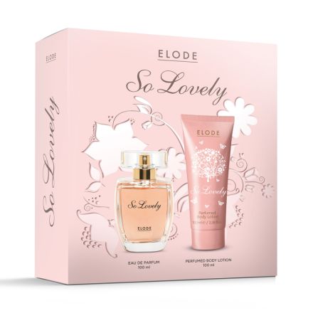 ELODE SO LOVELY Комплект Парфюмна вода, 100 мл + Лосион за тяло, 100 мл
